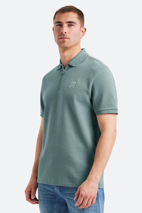PME legend short sleeve polo flatback waffle